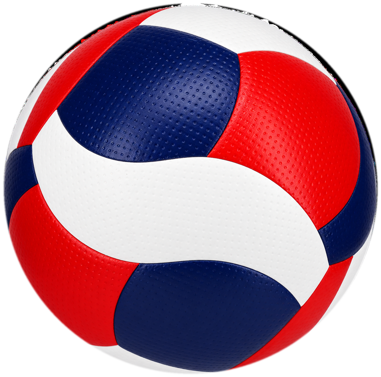 Red, white and blue volleyball
